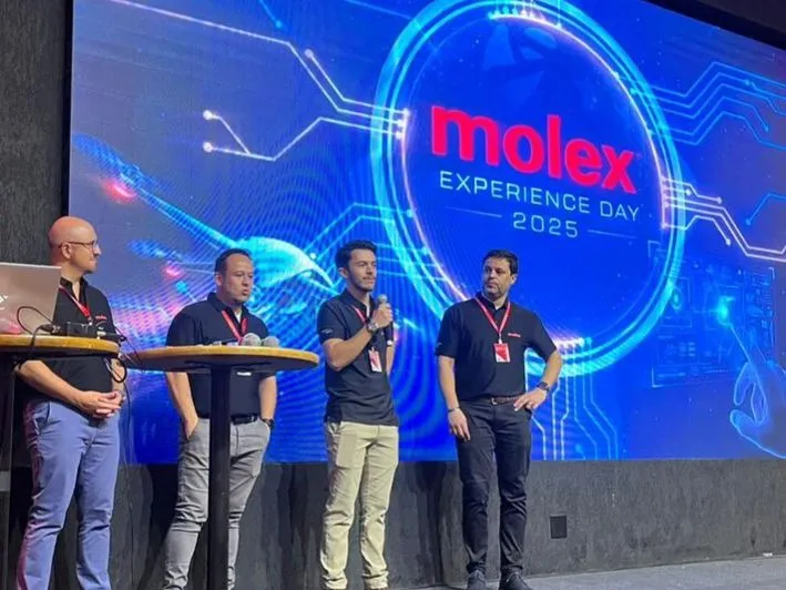 Molex Experience Day 2025 — equipe uniformizada com polos Consolatio